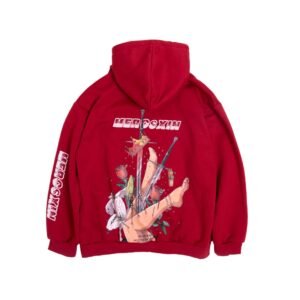 Hot sale Red crown front Wholesale hoodies