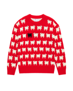 Hot Sale Women's Fitted Cotton Sheep Sweater in Bulk