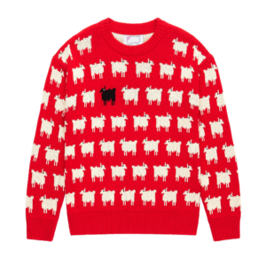 Hot Sale Women's Fitted Cotton Sheep Sweater in Bulk