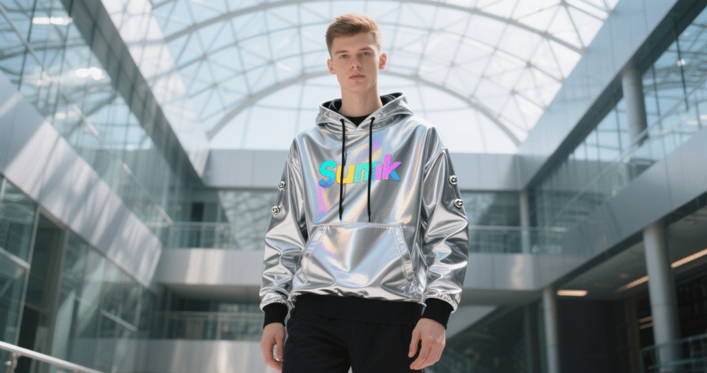 The design of the hoodie
