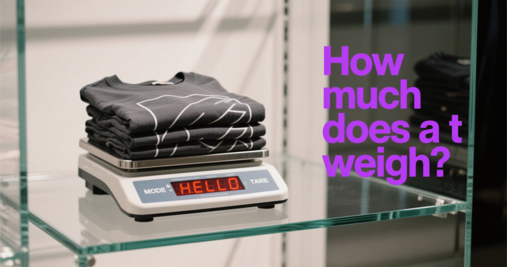 how much does a t shirt weigh