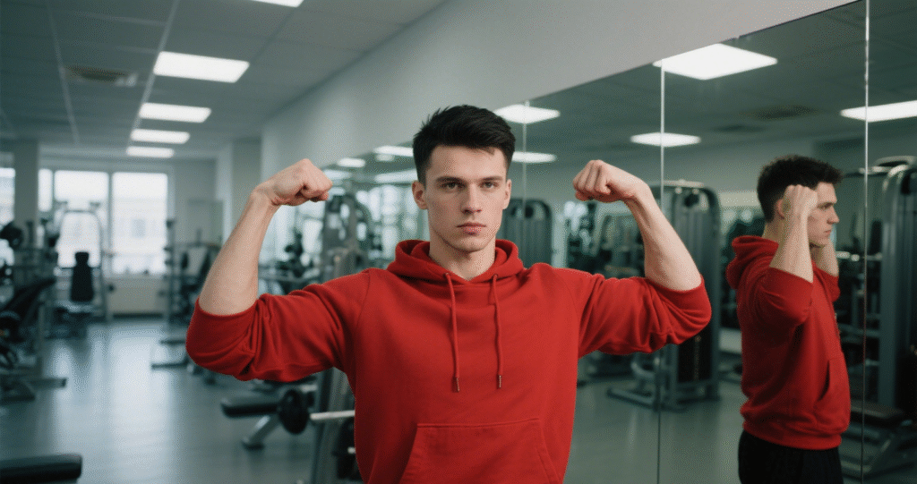 why do people wear hoodies to the gym